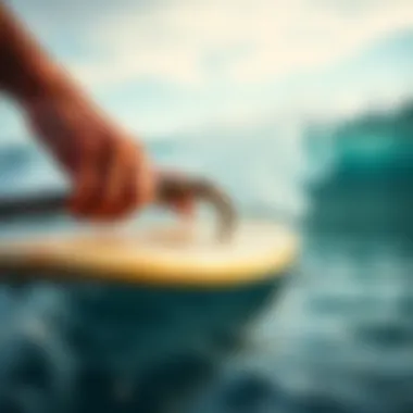 Illustration showing maintenance tips for bodyboards