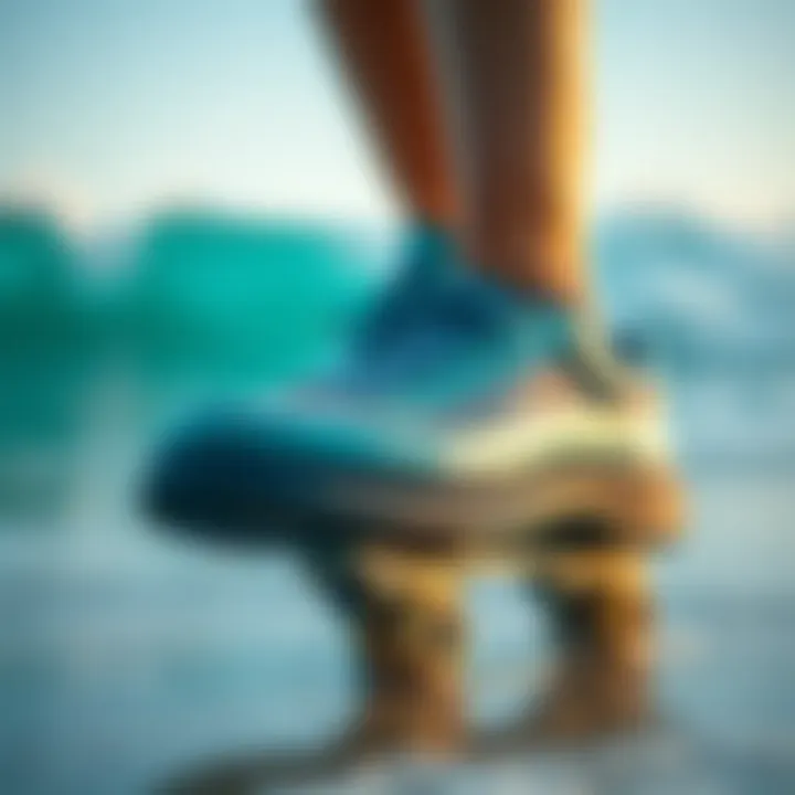 Skating shoes showcasing grip technology