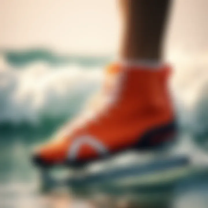 Supportive design of skating shoes