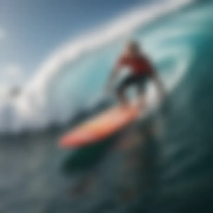 Close-up of innovative surfing gear designed for Boostsurfing