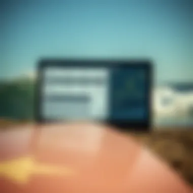 Detailed specifications and performance metrics of Surfboard SB6141 displayed on a screen.