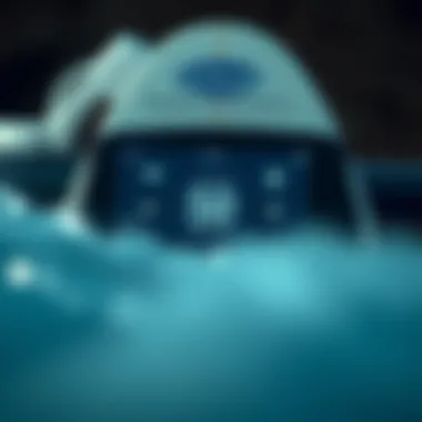 User interface of Surfboard SB6141 with navigation features highlighted.