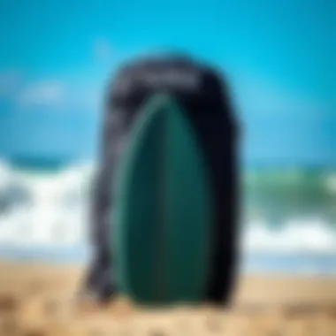 Quality Material in Surfboard Bags Durable surfboard bag showcasing quality material