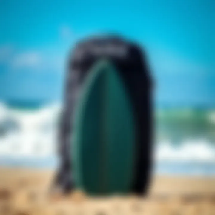 Quality Material in Surfboard Bags Durable surfboard bag showcasing quality material