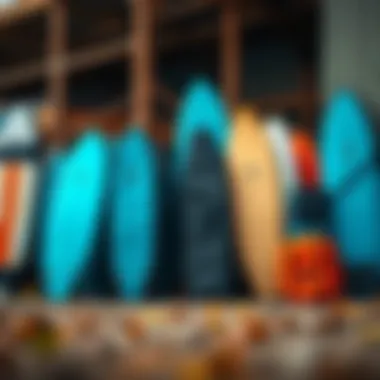 Exploring Various Sizes of Surfboard Bags Different sizes of surfboard bags arranged neatly