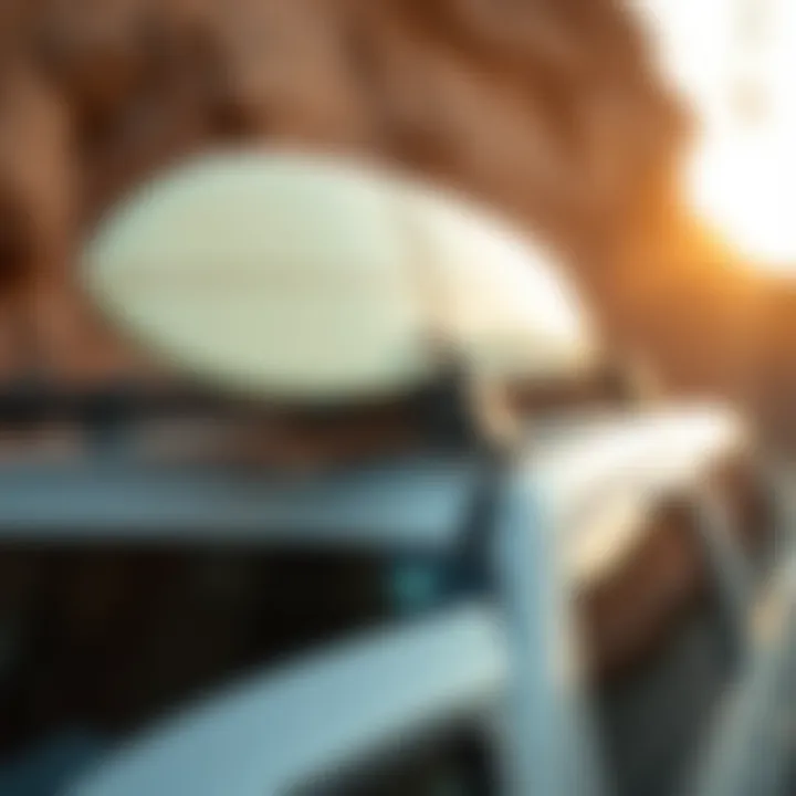 Simple installation of a soft rack on a vehicle