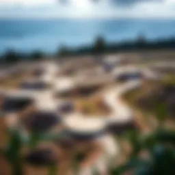 A beautifully designed pump track layout