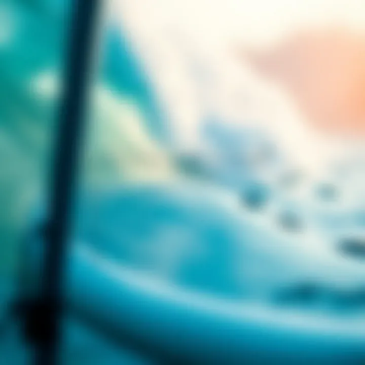 Paddleboard Size Chart Paddleboard size chart highlighting height recommendations