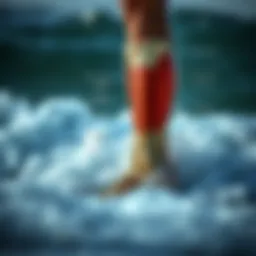 A detailed diagram showing the anatomy of the calf muscle