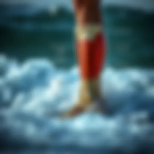 A detailed diagram showing the anatomy of the calf muscle