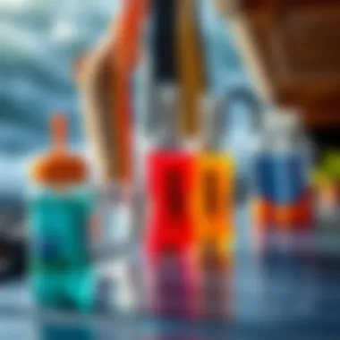 The Importance of Hydration for Muscle Health A hydration station with water and electrolyte-rich drinks