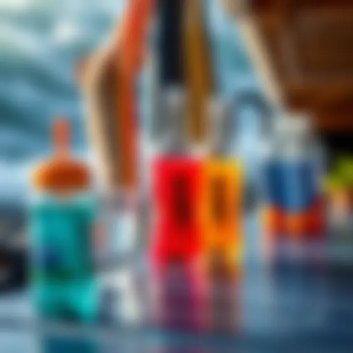 The Importance of Hydration for Muscle Health A hydration station with water and electrolyte-rich drinks