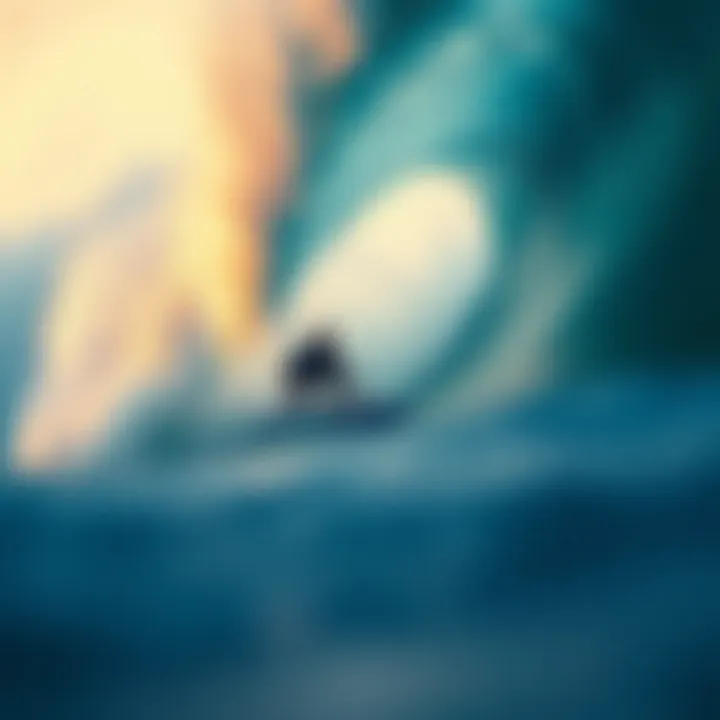 Wave Riding Mastery with Duotone Foil Surfer navigating a wave using duotone technology