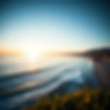 Panoramic view of Alaïa Bay during sunset, highlighting the serene environment