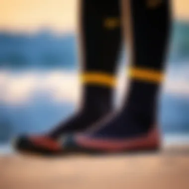 Top Grip Surf Booties A pair of high-quality surf booties designed for optimal grip