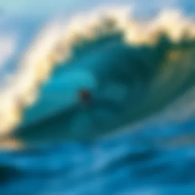 A technical diagram illustrating the mechanics of artificial wave generation technology.