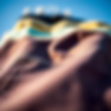 High-Performance Fabric Close-up of high-performance fabric used in board shorts