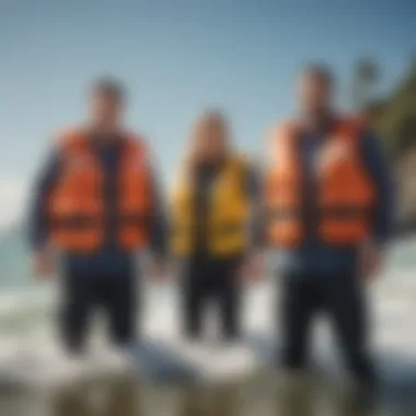 Comparison of Big and Tall Inflatable Life Vest Models Comparison chart of various big and tall inflatable life vest models highlighting their features