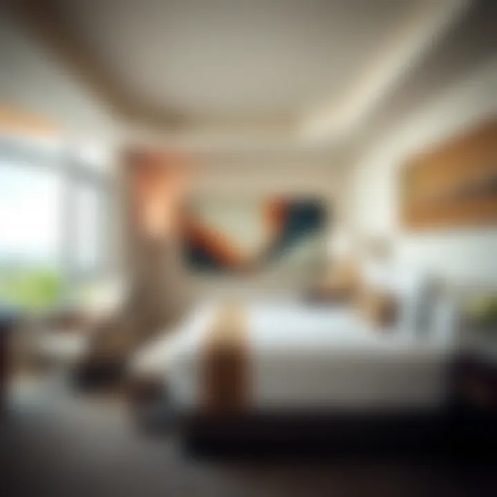 Luxurious room interior at Moana Surfrider