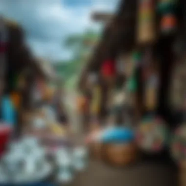 Cultural Immersion in Nearby Markets Vibrant local market showcasing regional crafts