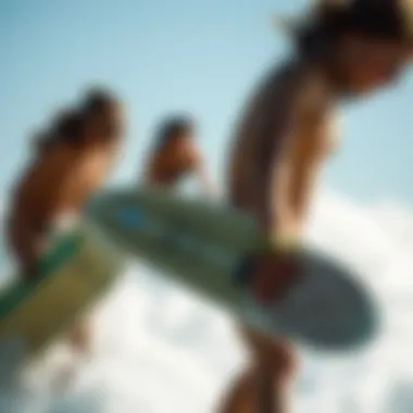 Skimboarding culture and lifestyle scene with Slapfish boards