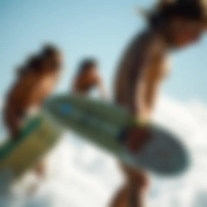 Skimboarding culture and lifestyle scene with Slapfish boards