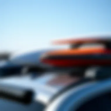 Variety of Roof Rack Pad Designs Different types of roof rack pads showcasing various designs and materials