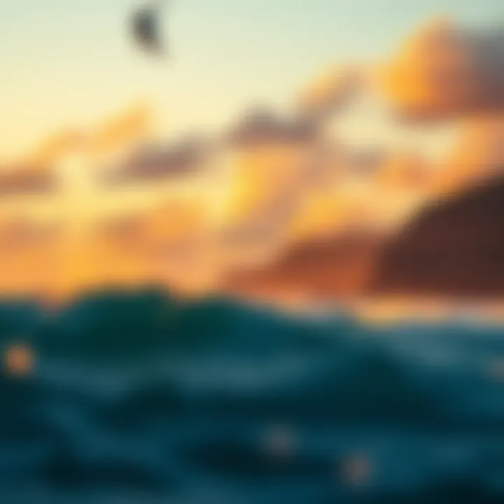 Scenic Surfing: Nature's Classroom Sunset view of a famous surf spot