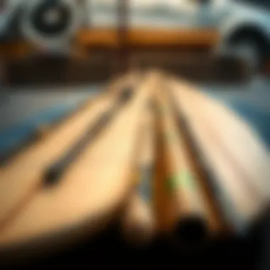 Comparative Overview of Surf Rod Types Different surf rod types laid out for comparison