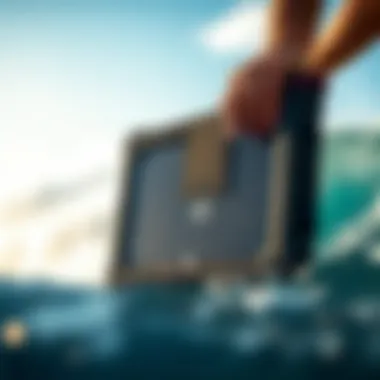 Onn Surf 10.1 Tablet Case showcasing its durable exterior