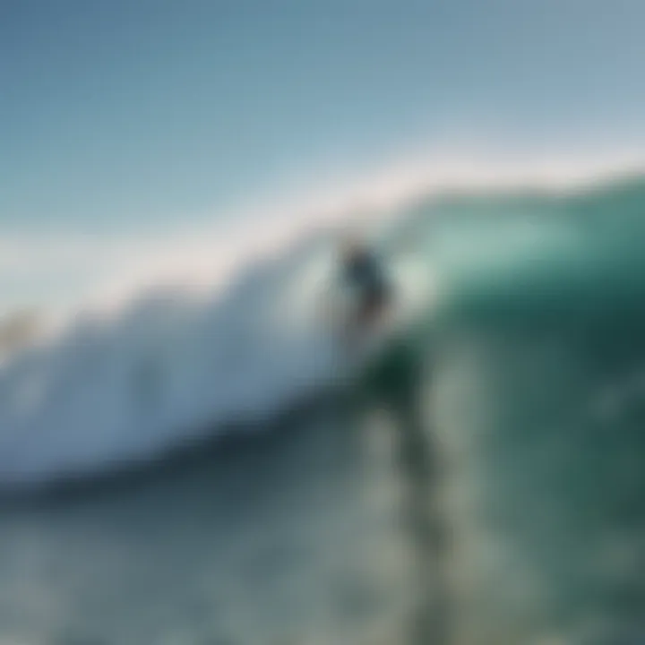 Surfers riding waves at Waco Surf Park, capturing the thrill of surfing