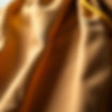 Sustainable Materials for Board Shorts Close-up of eco-friendly materials used in board short production