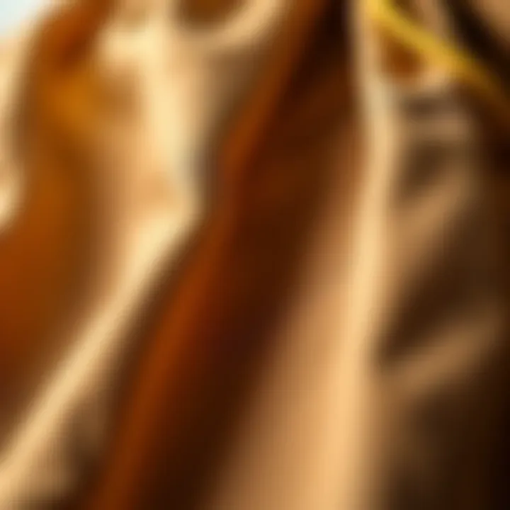 Sustainable Materials for Board Shorts Close-up of eco-friendly materials used in board short production