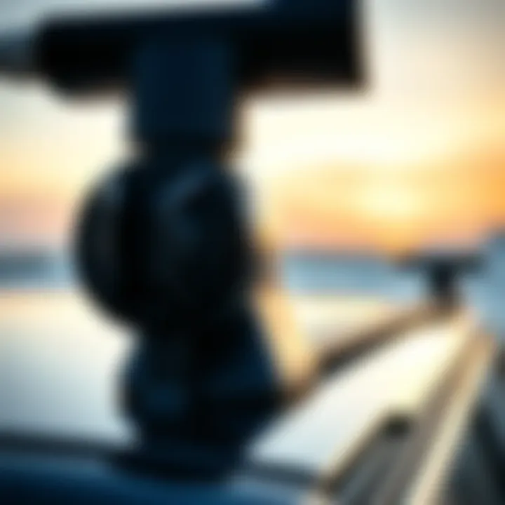 Close-up of the suction cups on the rack