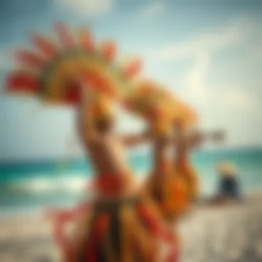 Local cultural performance highlighting the traditions of Vaadhoo Island