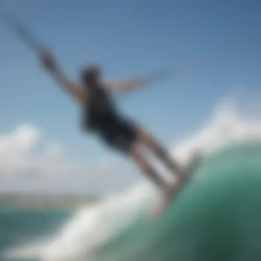 A vibrant kiteboarding scene in Fort Lauderdale