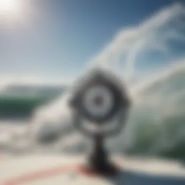 Essential Tools for Wind Speed Measurement A wind speed tool measuring gusts at a surf spot