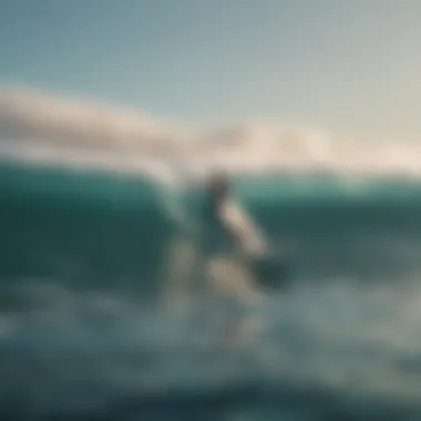 A vintage photograph showcasing early surfers embracing the Hang Ten technique.