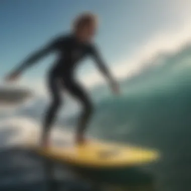 The Essence of Surf Culture An iconic surf scene embodying the spirit of surf culture