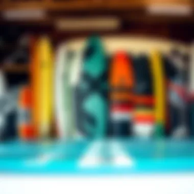 Variety of Kite Surf Boards Available Variety of kite surf boards displayed for sale