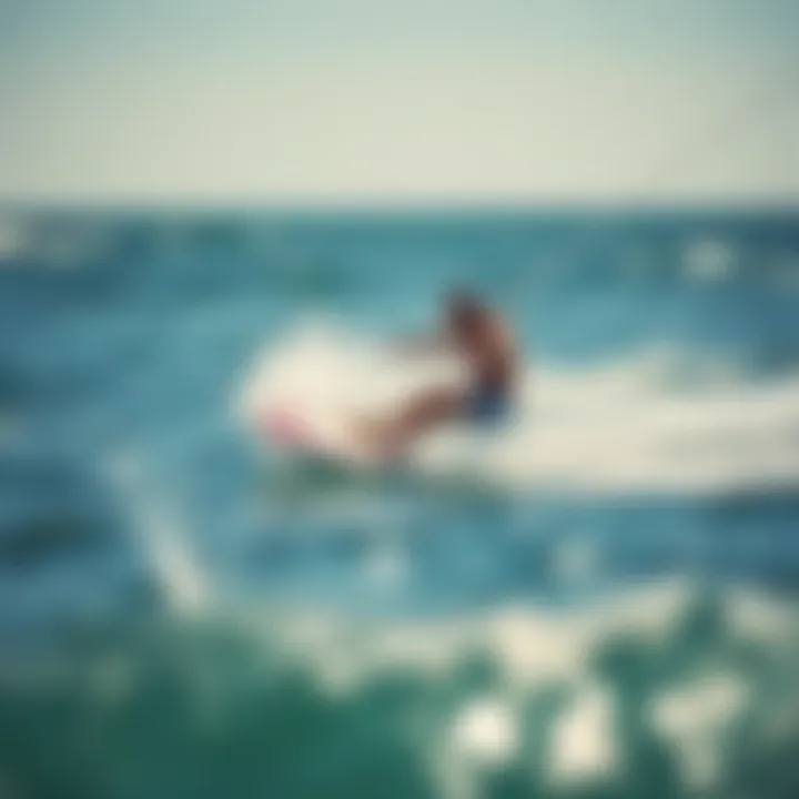 Wakesurfing tips illustrated on water