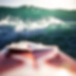 High-performance surfboard design showcasing the sleek contours of the Morey Mach 9