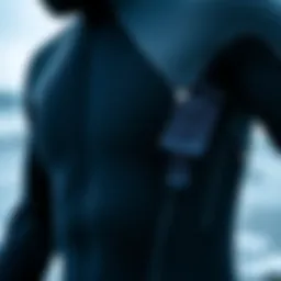 Detailed view of the Mystic Drysuit showcasing its innovative material and construction