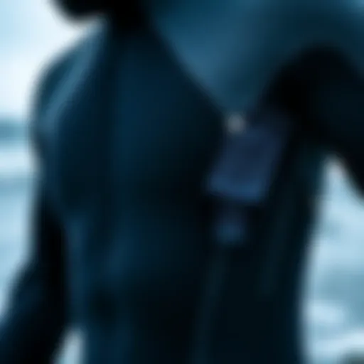 Innovative Design of the Mystic Drysuit Detailed view of the Mystic Drysuit showcasing its innovative material and construction