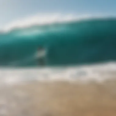 Local Surf Spot and Culture A picturesque local surf spot filled with vibrant culture