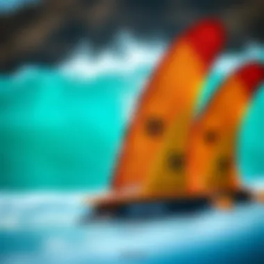 Maintenance tips for Odysea surfboard fins displayed visually