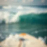 High-resolution view of the ocean with surf waves