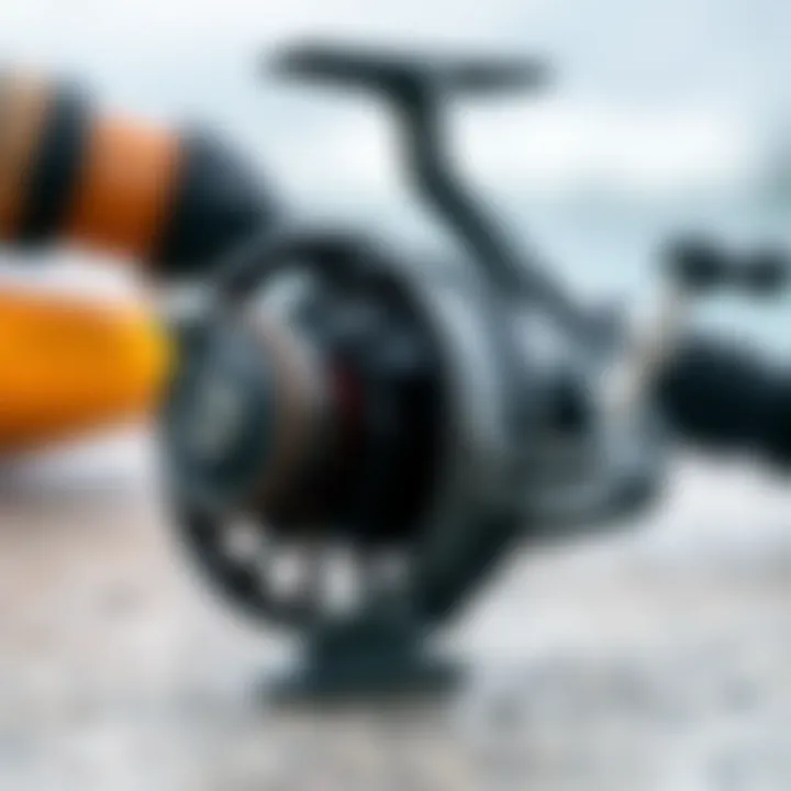 Precision Engineering in Penn Fishing Reels Detailed shot of a Penn reel with precision gears and robust construction