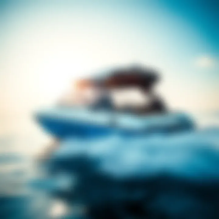 Boat Design Features for Optimal Performance Side view of a boat showcasing its design features