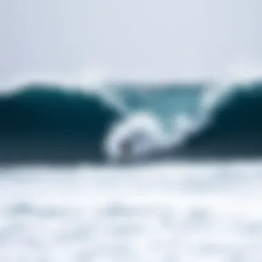 Perfect Wave Conditions A surfer experiencing perfect wave conditions.